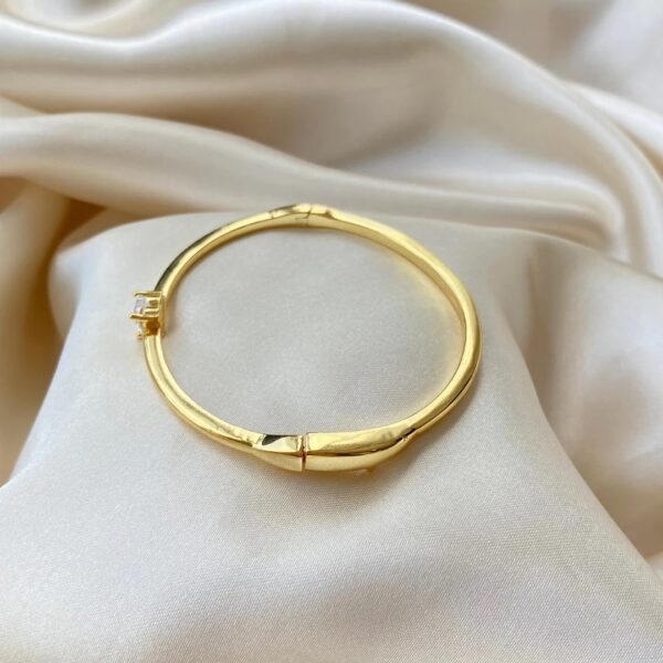 BANGLE ZIRCONIA - HEART GOUD - Afbeelding 3