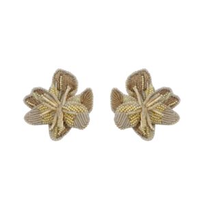 Paulie Pocket | Bo Blossom Earrings - Beige