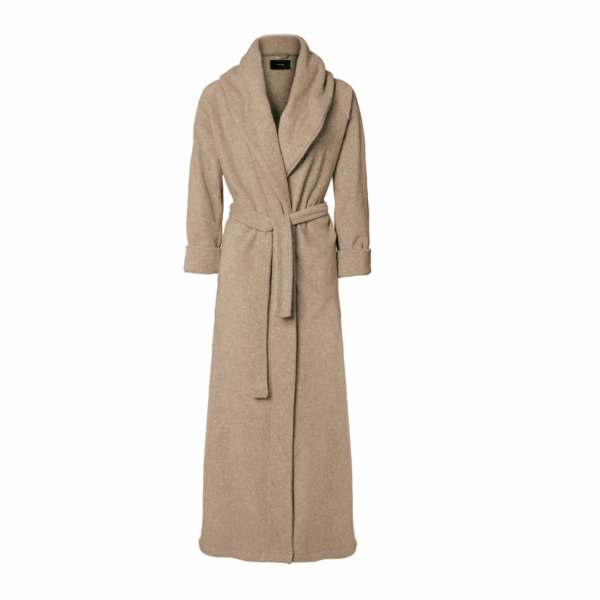 Karameju Fleece Bathrobe | Beige