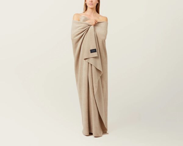 Karameju Fleece Blacket | Beige - Afbeelding 2