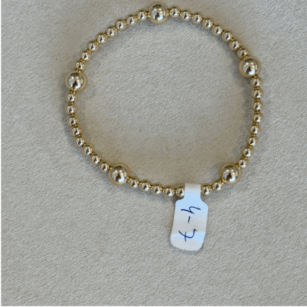Mix gold 4 mm met 7 mm J&B