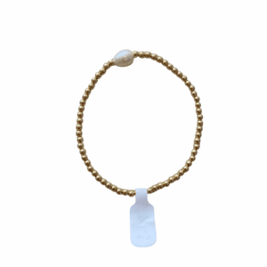 J&B | Basic gold 3 mm met 1 parel