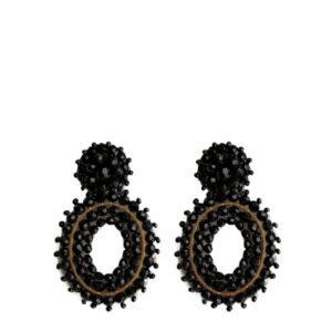 Paulie Pocket | Liva Earrings - Black