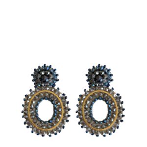 Paulie Pocket | Liva Earrings - Blue