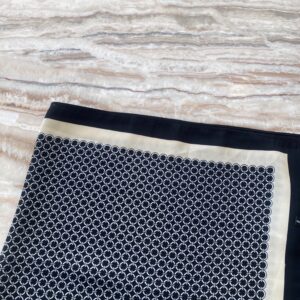 Scarf | Zwart Rond