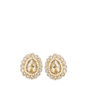Paulie Pocket | Lily Earrings - Beige