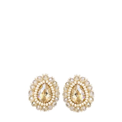 Paulie Pocket | Lily Earrings - Beige