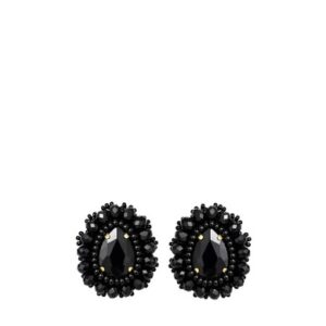 Paulie Pocket | Lily Earrings - Black