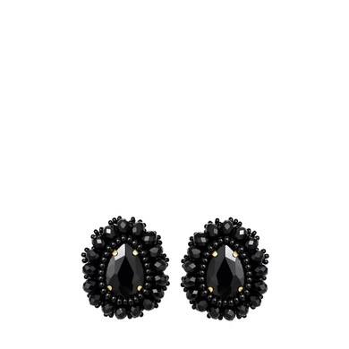 Paulie Pocket | Lily Earrings - Black