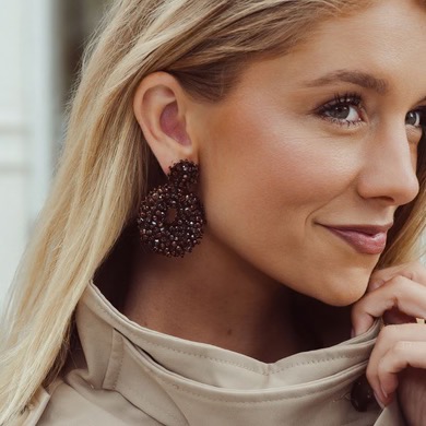 Paulie Pocket | Small Round Olivia - Brown - Afbeelding 2