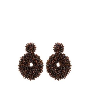 Paulie Pocket | Small Round Olivia - Brown