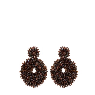 Paulie Pocket | Small Round Olivia - Brown