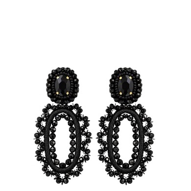 Paulie Pocket | Vanessa Earrings - Black