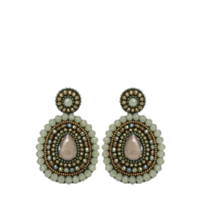 Paulie Pocket | Serena Earrings - Sage Green