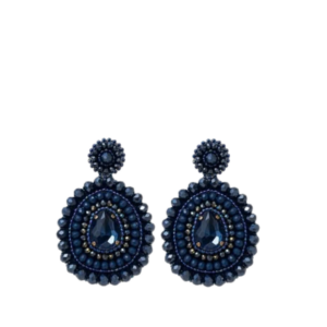 Paulie Pocket | Serena Earrings - Dark Blue