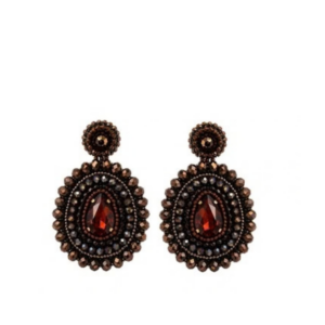 Paulie Pocket | Serena Earrings -  Brown