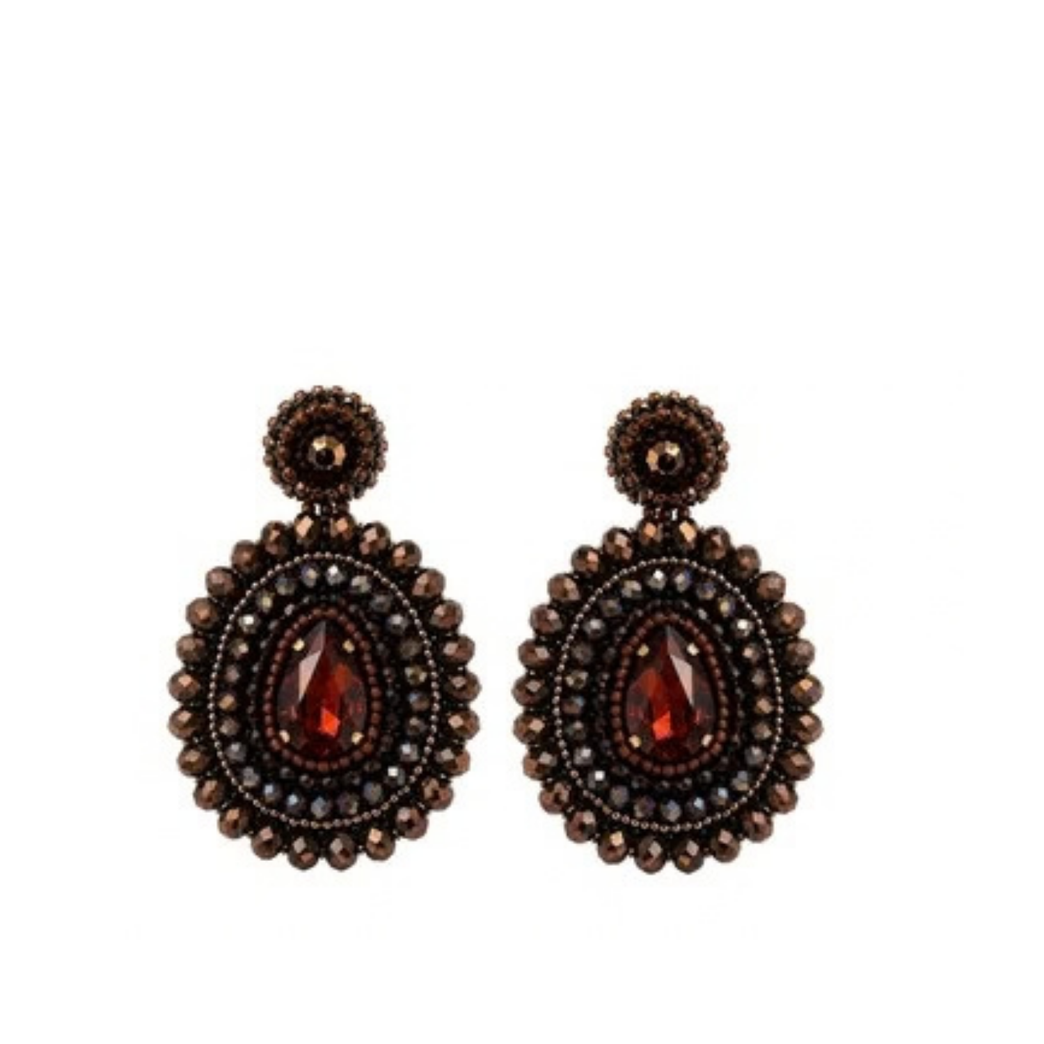 Paulie Pocket | Serena Earrings - Brown