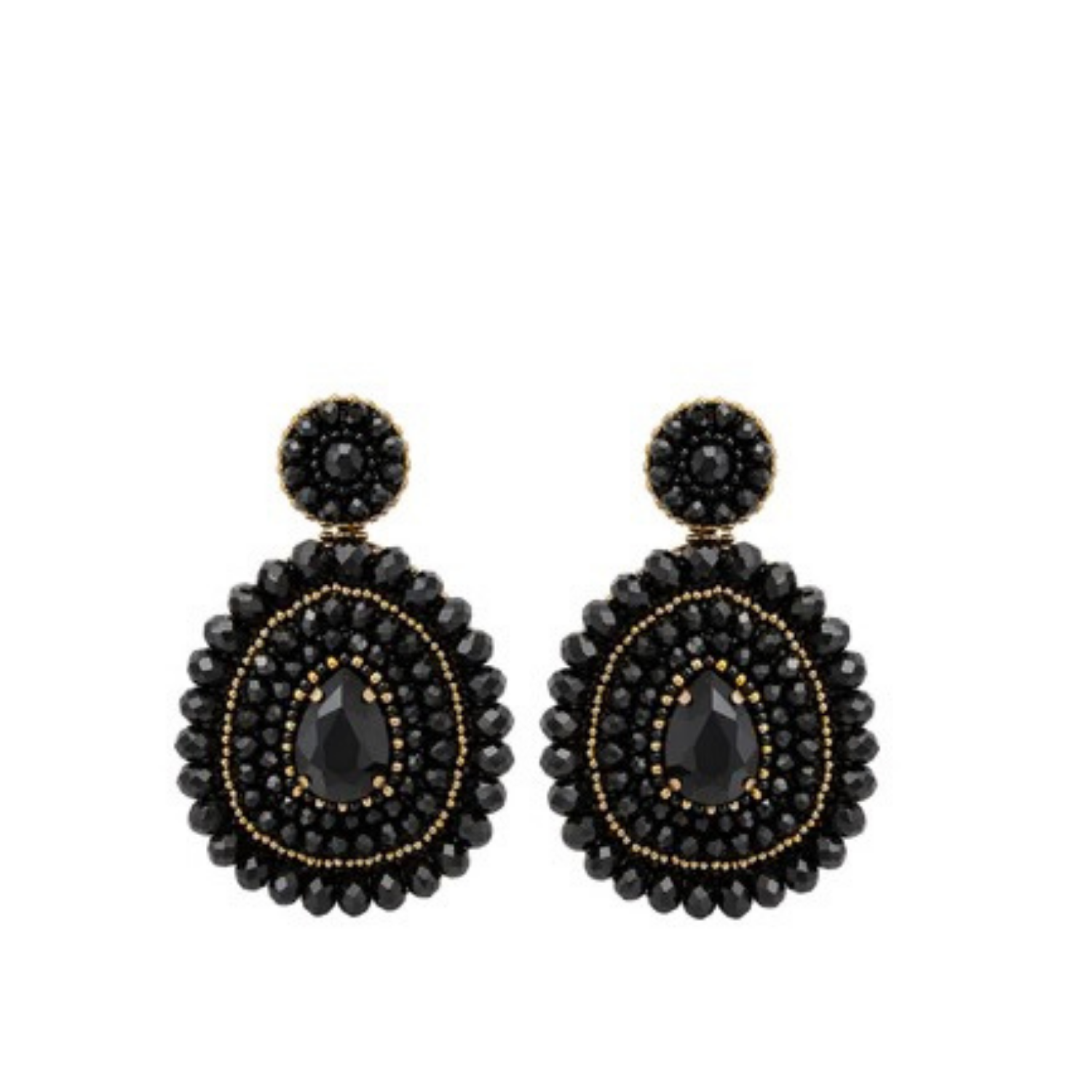 Paulie Pocket | Serena Earrings - Black