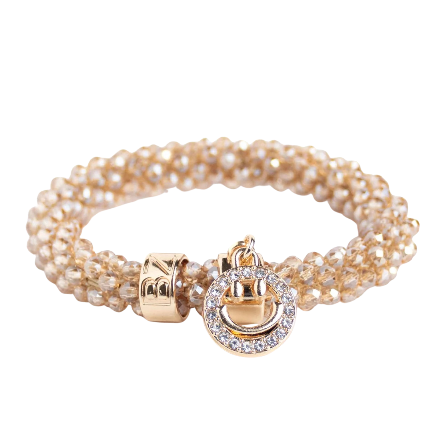 BANDITZ | BEADZ LUX - Smiley Champagne (RVS Gold)