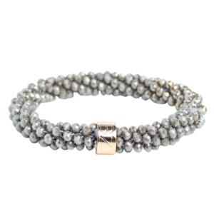 BANDITZ | BEADZ - Brown Grey (RVS Gold)