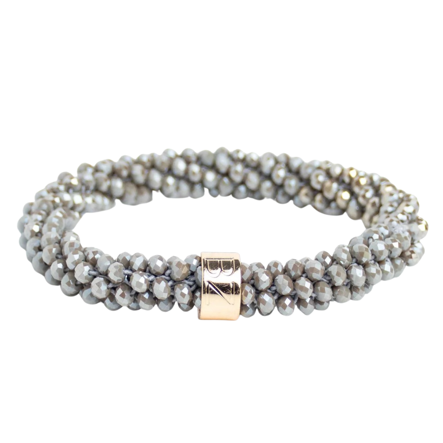 BANDITZ | BEADZ - Brown Grey (RVS Gold)
