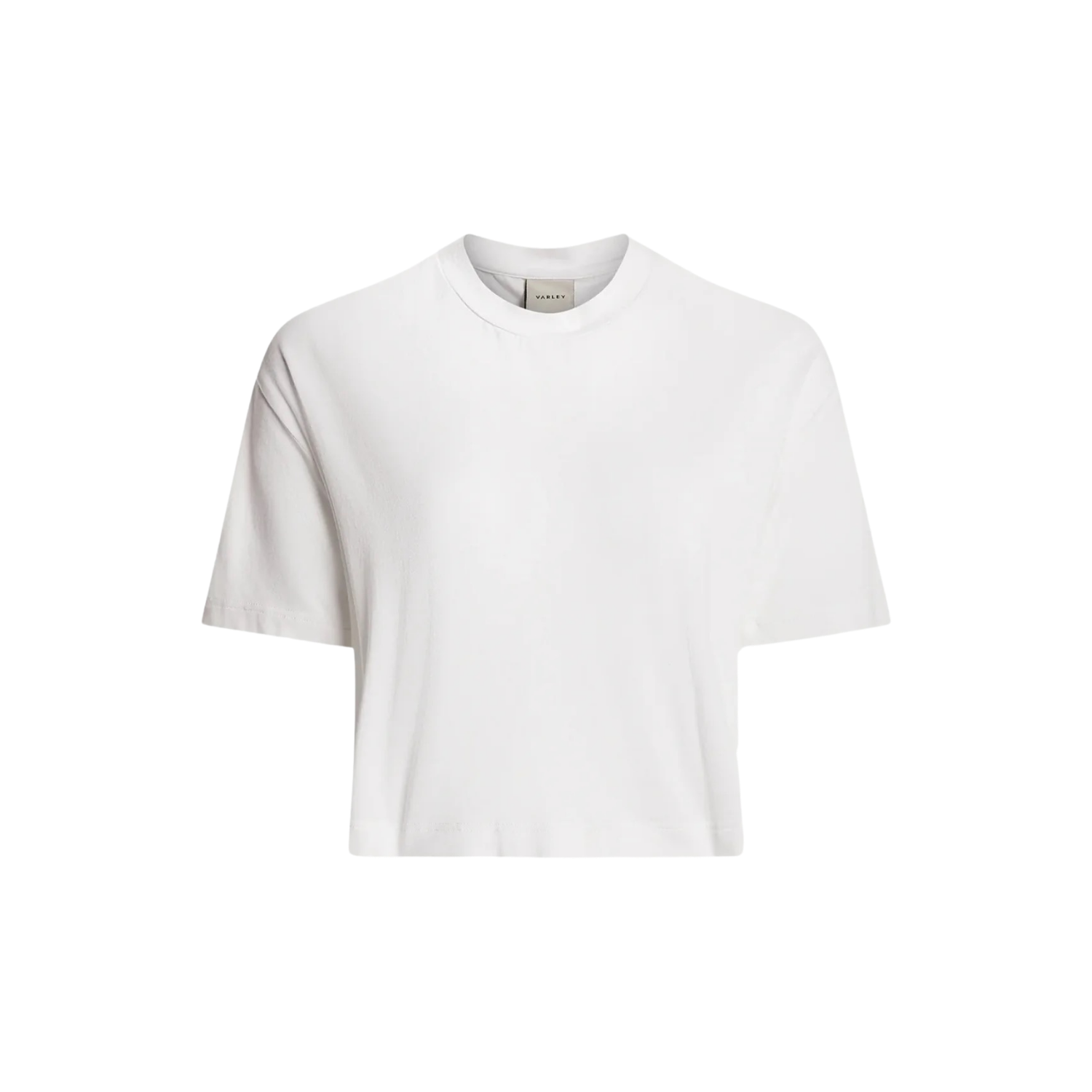 Varley | White Cropped Tee