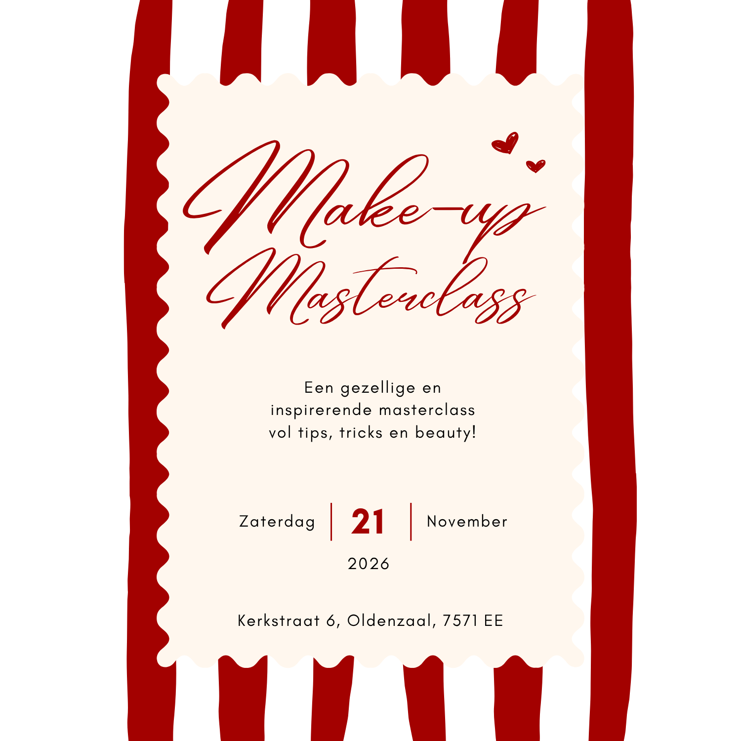Tickets Make-up Masterclass