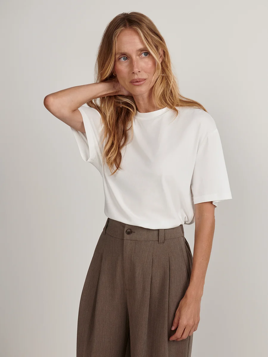Varley | White Oversized Tee - Afbeelding 2